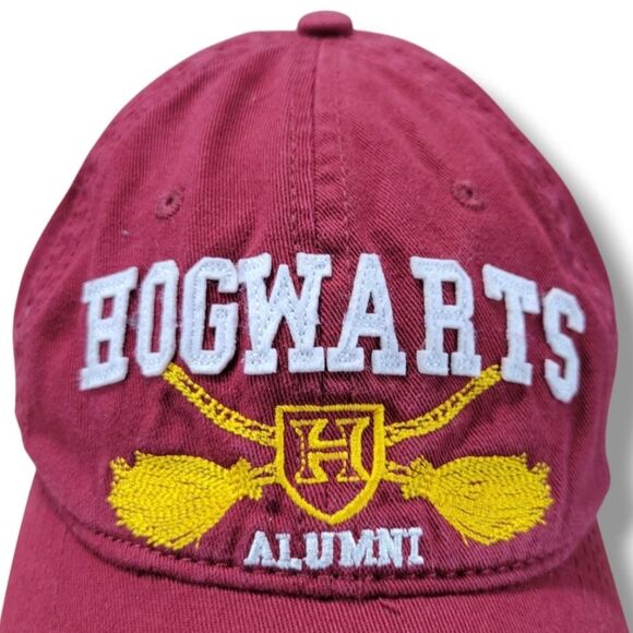 Harry Potter Hat OSFM Embroidered Hogwarts Alumni Hat Embroidery Strapback Hat - Picture 3 of 11